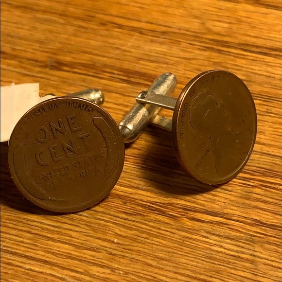 NWT Sterling silver matching 1918 penny cuff links - Picture 2 of 10